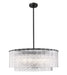 Z-Lite Canada - 12 Light Pendant - Glacier - Matte Black- Union Lighting Luminaires Decor