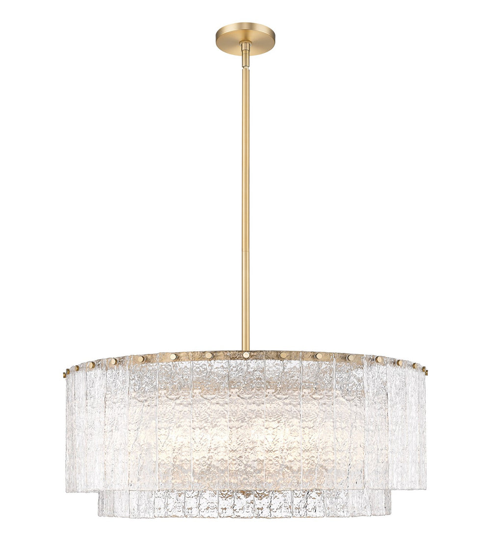 Z-Lite Canada - 12 Light Pendant - Glacier - Modern Gold- Union Lighting Luminaires Decor
