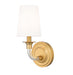Z-Lite Canada - One Light Wall Sconce - Katerina - Rubbed Brass- Union Lighting Luminaires Decor