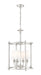 Z-Lite Canada - Four Light Chandelier - Katerina - Brushed Nickel- Union Lighting Luminaires Decor