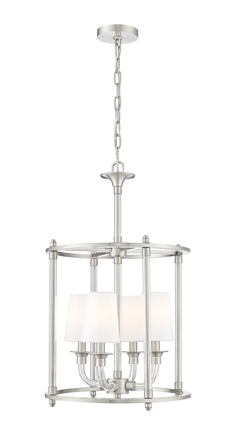 Z-Lite Canada - Four Light Chandelier - Katerina - Brushed Nickel- Union Lighting Luminaires Decor