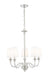 Z-Lite Canada - Five Light Chandelier - Katerina - Brushed Nickel- Union Lighting Luminaires Decor