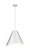 Z-Lite Canada - One Light Pendant - Aria - Brushed Nickel- Union Lighting Luminaires Decor