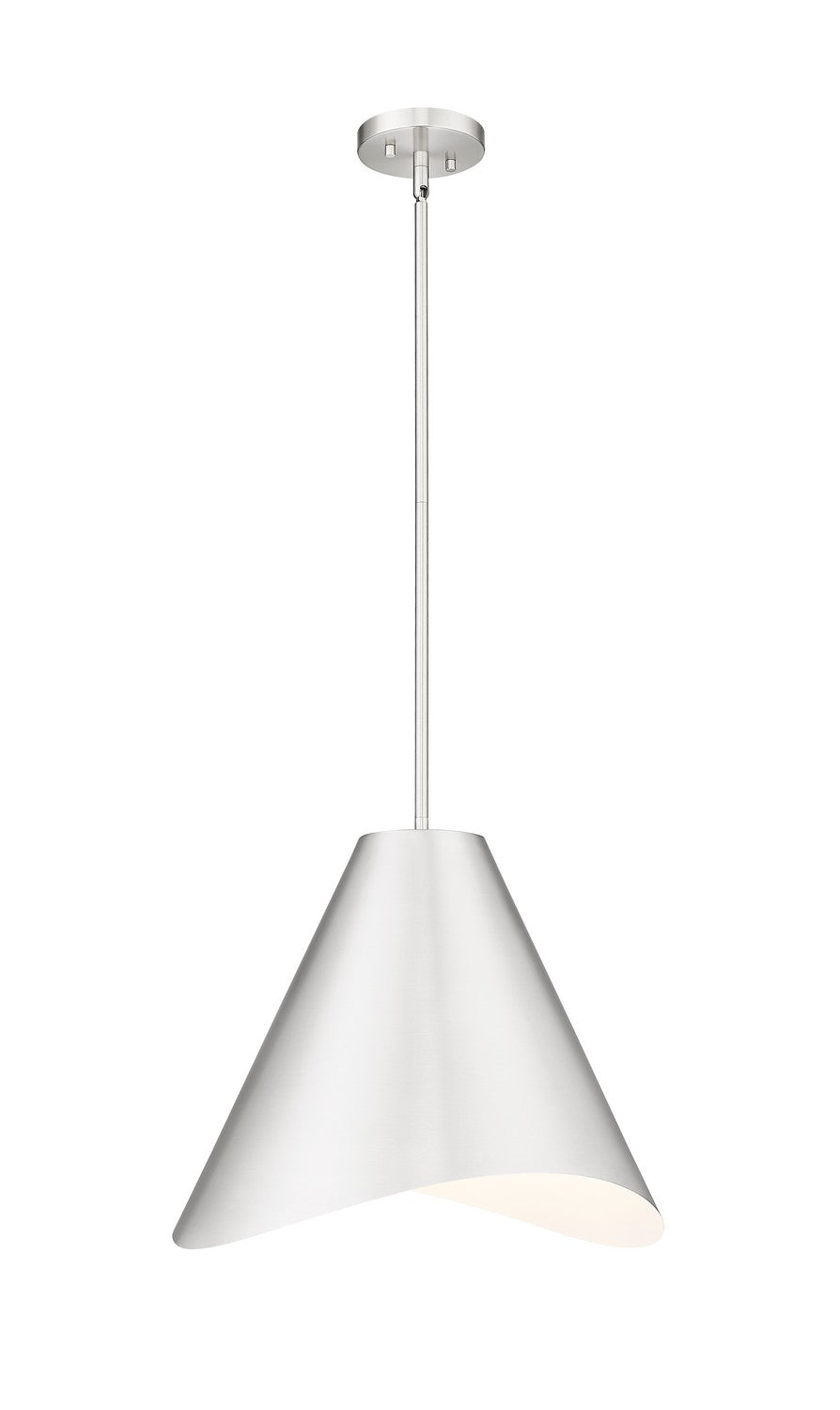 Z-Lite Canada - One Light Pendant - Aria - Brushed Nickel- Union Lighting Luminaires Decor