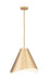 Z-Lite Canada - One Light Pendant - Aria - Modern Gold- Union Lighting Luminaires Decor