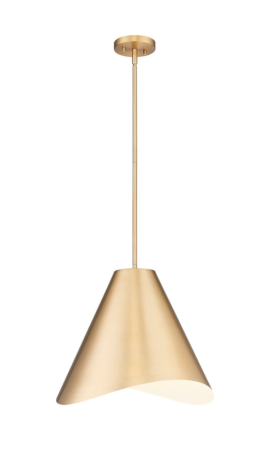 Z-Lite Canada - One Light Pendant - Aria - Modern Gold- Union Lighting Luminaires Decor