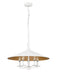 Z-Lite Canada - Five Light Pendant - Rialto - Matte White- Union Lighting Luminaires Decor