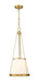 Z-Lite Canada - Four Light Pendant - Madeline - Modern Gold- Union Lighting Luminaires Decor