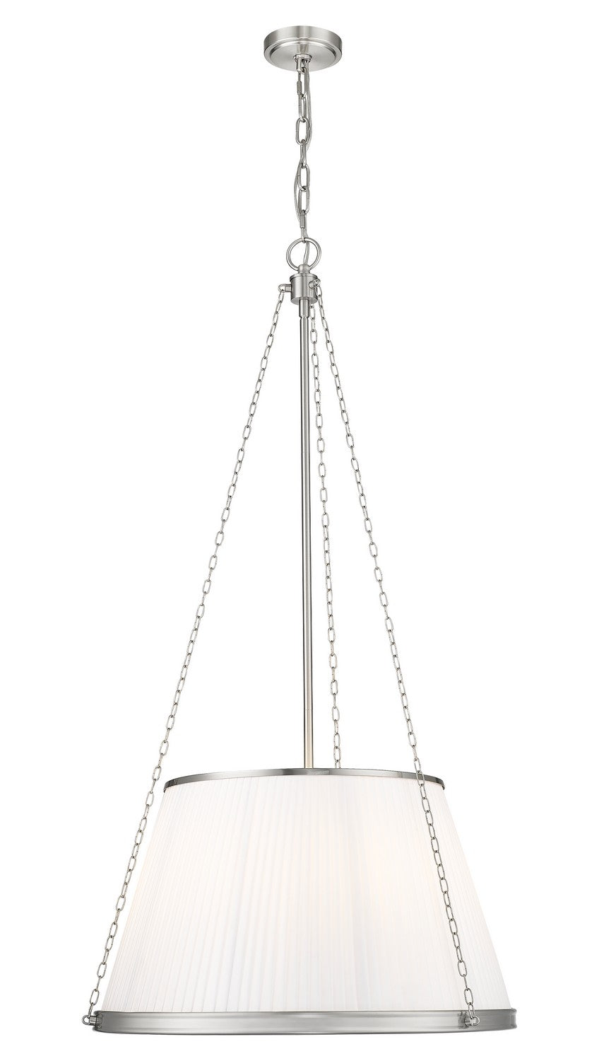 Z-Lite Canada - Six Light Pendant - Madeline - Brushed Nickel- Union Lighting Luminaires Decor