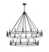 Z-Lite Canada - 28 Light Chandelier - Dennison - Matte Black- Union Lighting Luminaires Decor