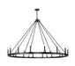 Z-Lite Canada - 16 Light Chandelier - Barclay - Matte Black- Union Lighting Luminaires Decor