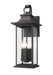 Z-Lite Canada - Four Light Outdoor Wall Light - Tiberius - Black- Union Lighting Luminaires Decor