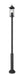 Z-Lite Canada - Four Light Outdoor Post Mounted Fixture - Tiberius - Black- Union Lighting Luminaires Decor
