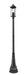 Z-Lite Canada - Four Light Outdoor Post Mounted Fixture - Tiberius - Black- Union Lighting Luminaires Decor