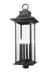 Z-Lite Canada - Six Light Outdoor Post Mount Fixture - Tiberius - Black- Union Lighting Luminaires Decor