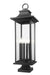 Z-Lite Canada - Six Light Outdoor Pier Mounted Fixture - Tiberius - Black- Union Lighting Luminaires Decor