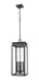 Z-Lite Canada - Four Light Outdoor Chain Mount Ceiling Fixture - Nova - Black- Union Lighting Luminaires Decor
