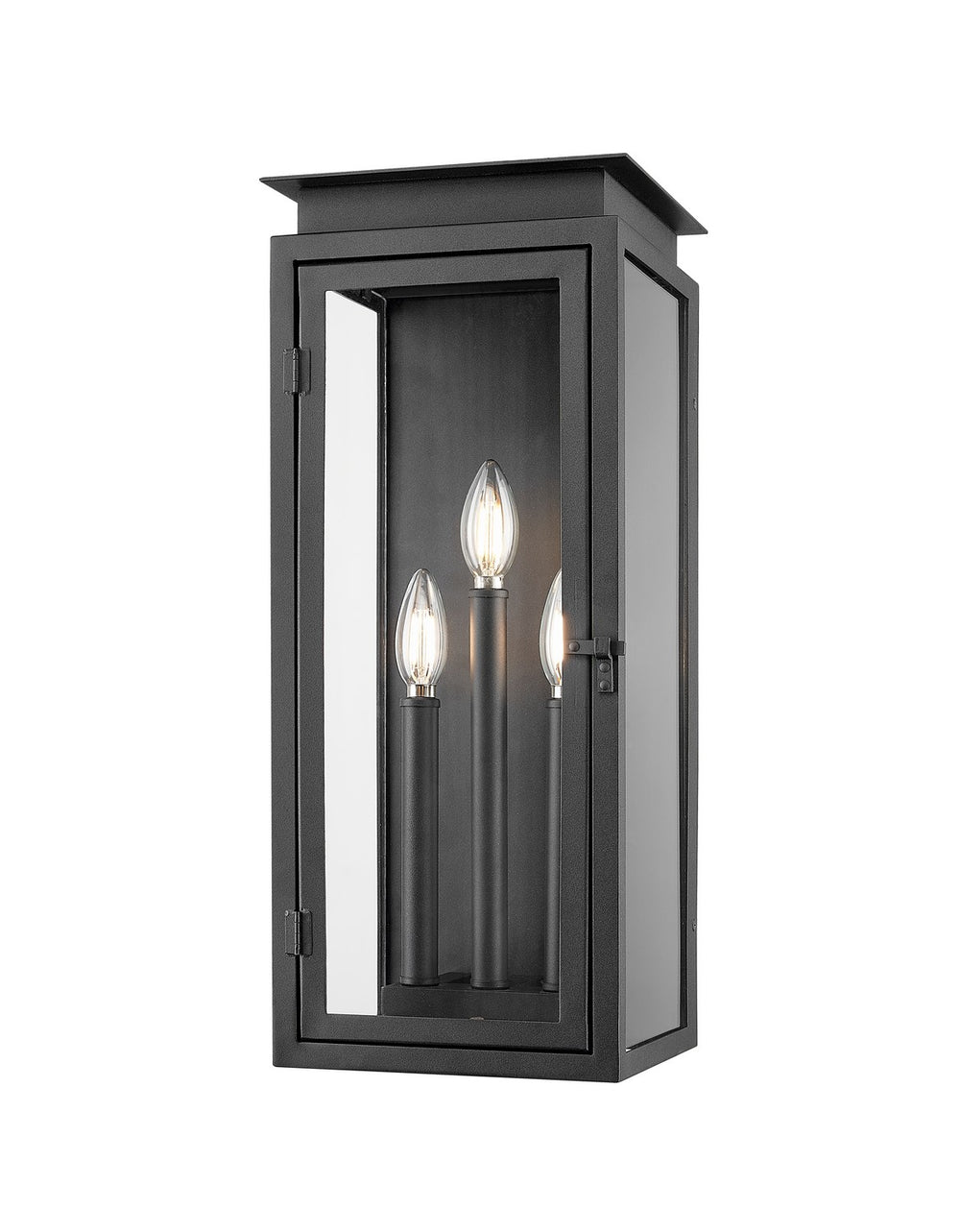 Z-Lite Canada - Three Light Outdoor Wall Light - Nova - Black- Union Lighting Luminaires Decor