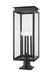 Z-Lite Canada - Four Light Outdoor Pier Mounted Fixture - Nova - Black- Union Lighting Luminaires Decor