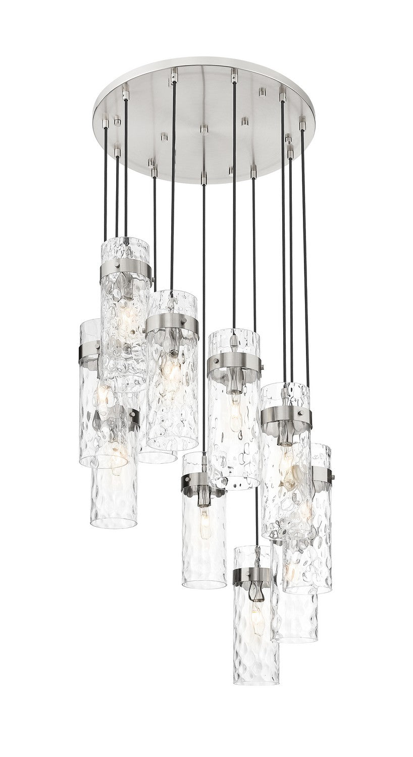 Z-Lite Canada - 11 Light Chandelier - Fontaine - Brushed Nickel- Union Lighting Luminaires Decor