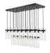 Z-Lite Canada - 23 Light Linear Chandelier - Fontaine - Matte Black- Union Lighting Luminaires Decor
