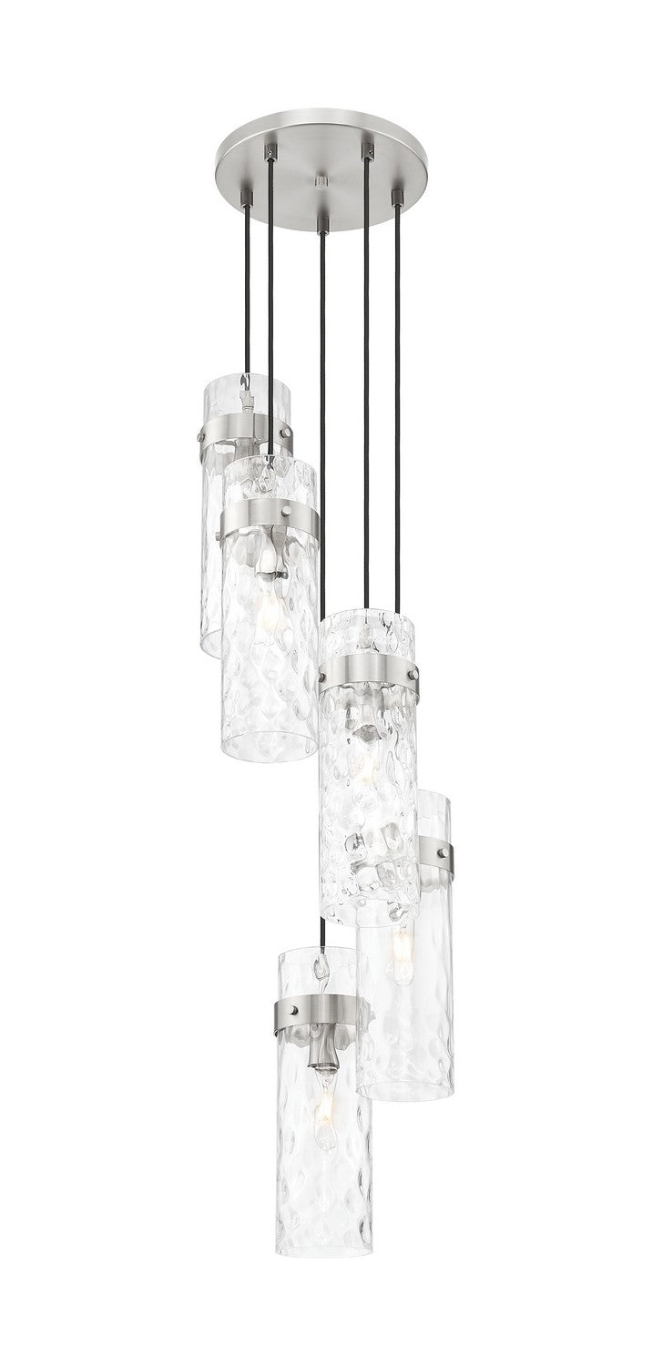 Z-Lite Canada - Five Light Chandelier - Fontaine - Brushed Nickel- Union Lighting Luminaires Decor