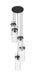 Z-Lite Canada - Five Light Chandelier - Fontaine - Matte Black- Union Lighting Luminaires Decor