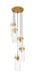 Z-Lite Canada - Five Light Chandelier - Fontaine - Rubbed Brass- Union Lighting Luminaires Decor