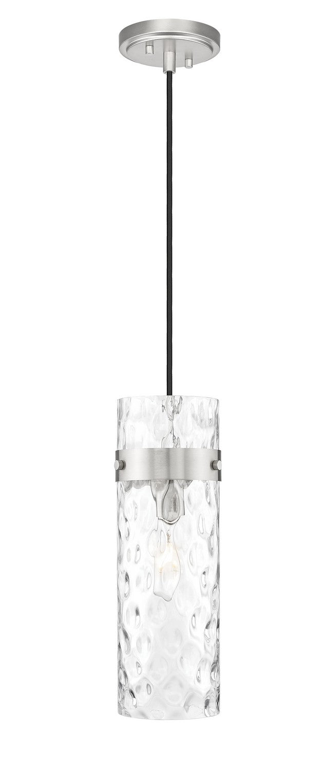 Z-Lite Canada - One Light Pendant - Fontaine - Brushed Nickel- Union Lighting Luminaires Decor