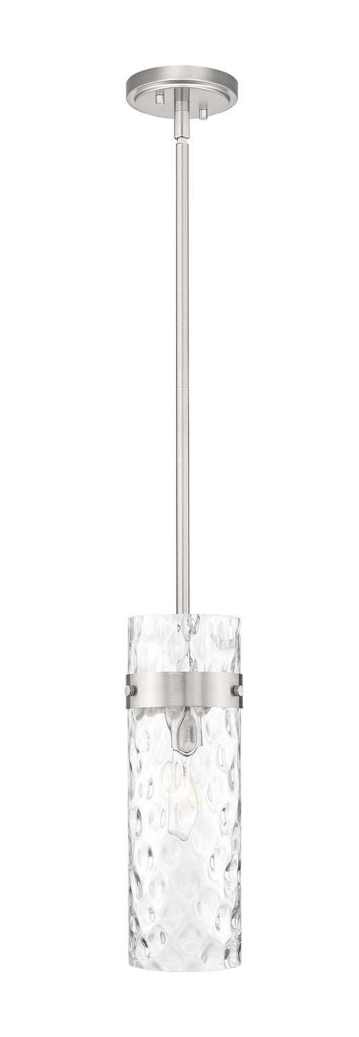 Z-Lite Canada - One Light Pendant - Fontaine - Brushed Nickel- Union Lighting Luminaires Decor