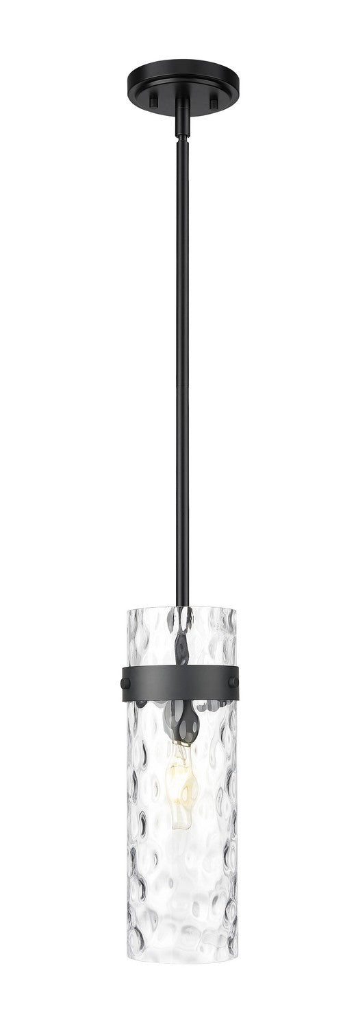 Z-Lite Canada - One Light Pendant - Fontaine - Matte Black- Union Lighting Luminaires Decor