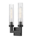 Z-Lite Canada - Two Light Wall Sconce - Beau - Matte Black- Union Lighting Luminaires Decor