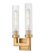 Z-Lite Canada - Two Light Wall Sconce - Beau - Rubbed Brass- Union Lighting Luminaires Decor