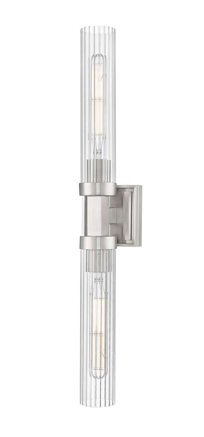Z-Lite Canada - Two Light Wall Sconce - Beau - Brushed Nickel- Union Lighting Luminaires Decor