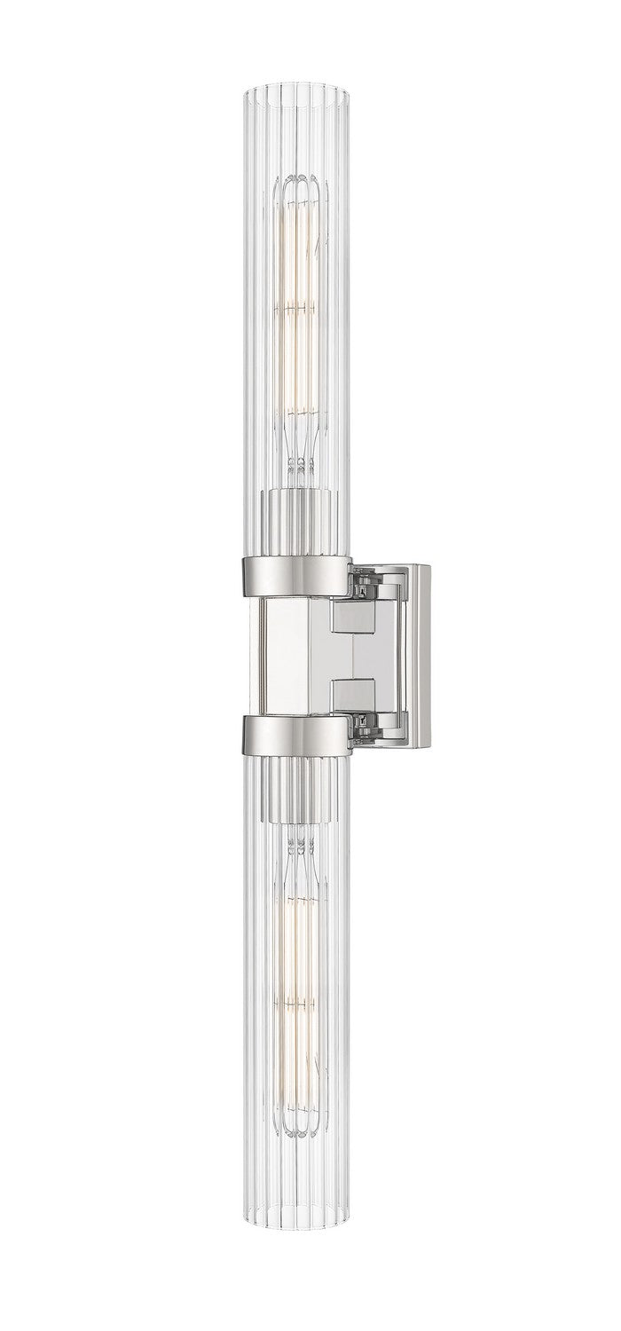 Z-Lite Canada - Two Light Wall Sconce - Beau - Polished Nickel- Union Lighting Luminaires Decor