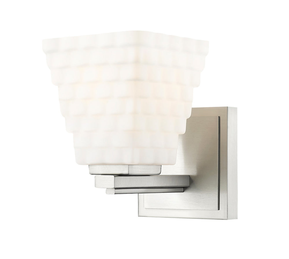 Z-Lite Canada - One Light Wall Sconce - Annalise - Brushed Nickel- Union Lighting Luminaires Decor