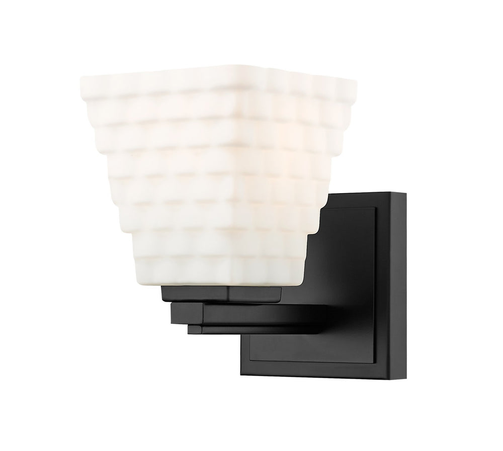 Z-Lite Canada - One Light Wall Sconce - Annalise - Matte Black- Union Lighting Luminaires Decor
