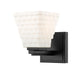 Z-Lite Canada - One Light Wall Sconce - Annalise - Matte Black- Union Lighting Luminaires Decor