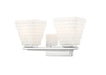 Z-Lite Canada - Two Light Vanity - Annalise - Chrome- Union Lighting Luminaires Decor