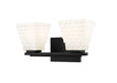 Z-Lite Canada - Two Light Vanity - Annalise - Matte Black- Union Lighting Luminaires Decor