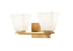 Z-Lite Canada - Two Light Vanity - Annalise - Modern Gold- Union Lighting Luminaires Decor