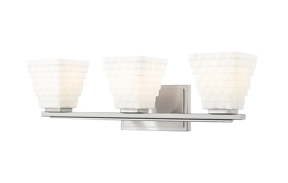 Z-Lite Canada - Three Light Vanity - Annalise - Brushed Nickel- Union Lighting Luminaires Decor
