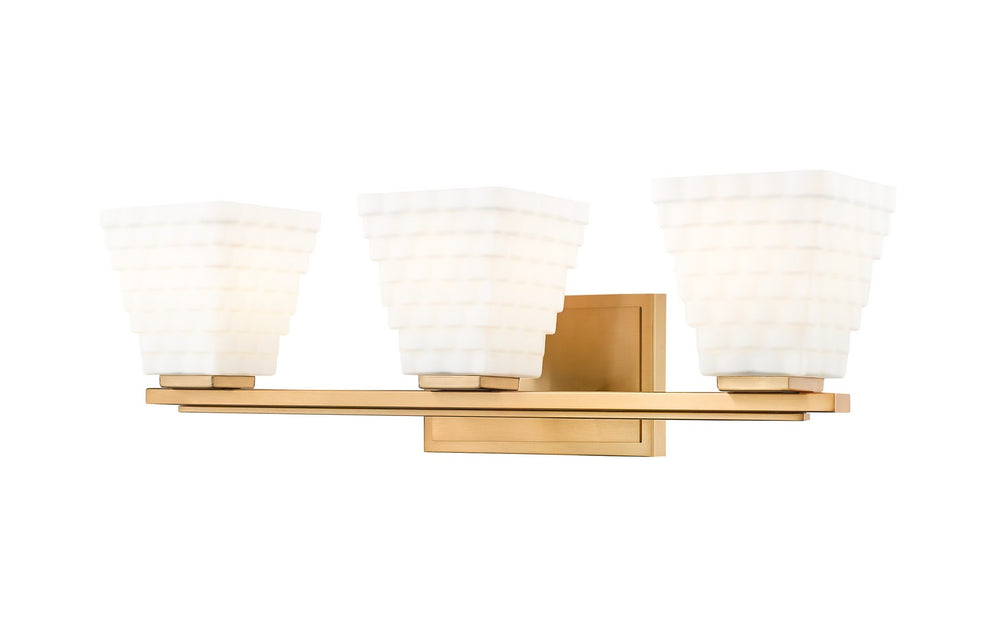Z-Lite Canada - Three Light Vanity - Annalise - Modern Gold- Union Lighting Luminaires Decor