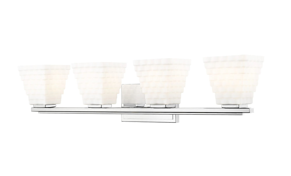 Z-Lite Canada - Four Light Vanity - Annalise - Chrome- Union Lighting Luminaires Decor