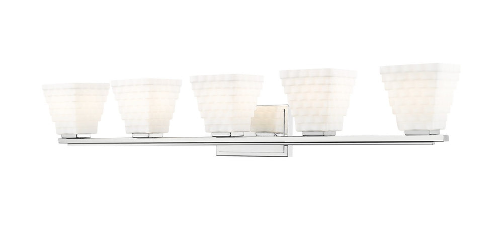 Z-Lite Canada - Five Light Vanity - Annalise - Chrome- Union Lighting Luminaires Decor