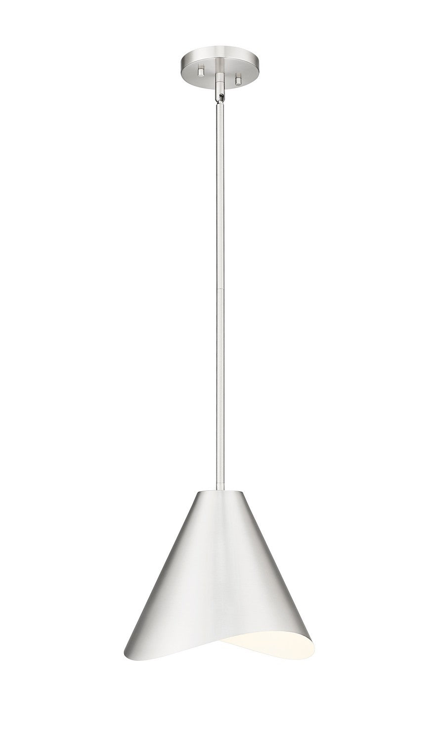 Z-Lite Canada - One Light Pendant - Aria - Brushed Nickel- Union Lighting Luminaires Decor