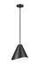 Z-Lite Canada - One Light Pendant - Aria - Matte Black- Union Lighting Luminaires Decor