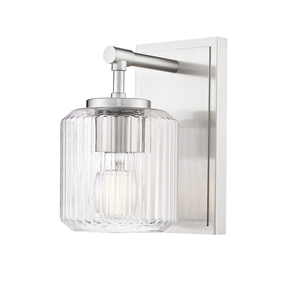 Z-Lite Canada - One Light Wall Sconce - Landon - Brushed Nickel- Union Lighting Luminaires Decor