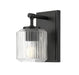 Z-Lite Canada - One Light Wall Sconce - Landon - Matte Black- Union Lighting Luminaires Decor