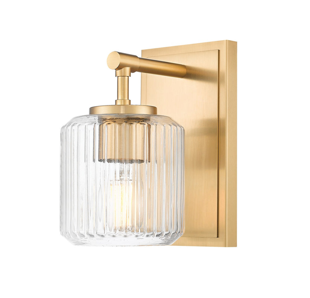 Z-Lite Canada - One Light Wall Sconce - Landon - Modern Gold- Union Lighting Luminaires Decor